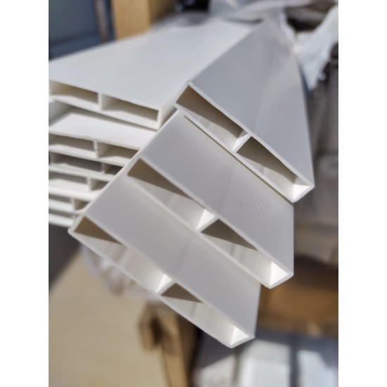 Scatolato bianco - profilo riempimento 45 x 7 paco da 5 barre da 6 mt