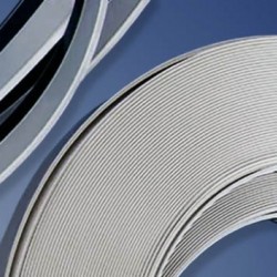 Coprifili bianchi larghezza 100 mm, spessore 2 mm, Paco da 60 mt, 10 barre da 6 mt