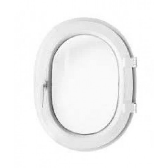 Finestra ovale a battente oblò in PVC Bianco 900 X 1200